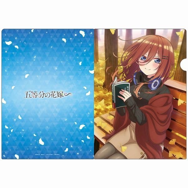 Amazon.co.jp: クリアファイル 五等分*花嫁∽ 中野三玖 秋